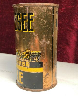 Old Genesee 12 Horse Ale Flat Top Beer Can Rochester York IRTP Copper Steel 3