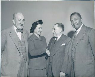 1951 Photo Parker Trowbridge Mathew Bullock Arthur Lewis President Business