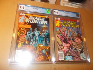 Blade Runner 1 - 2 1982 Cgc 9.  4 - 9.  0 Off - White - White Pages Movie