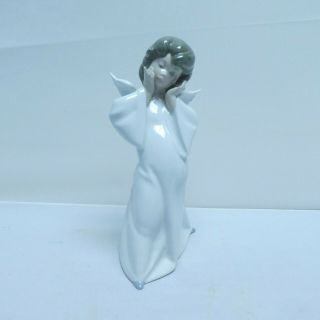 Lladro Hand Made In Spain Daisa 4959 Mime Angel Figurine 9 "