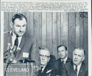 1969 Photo Charles Kurfess Senator James Willard Politics John Laudadio Beckman