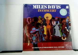 Miles Davis Dbl Lp In Concert Live At The Philharmonic Hall Nyc 1973