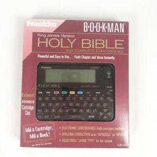 Franklin Bookman Electronic King James Version Holy Bible & Complete Concordance