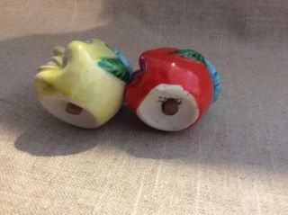 Vintage Vegetable Anthropomorphic Salt & Pepper Shakers with Faces 3