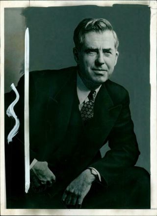 Photograph Of Henry Wallace U.  S Secretary Of Commerce.