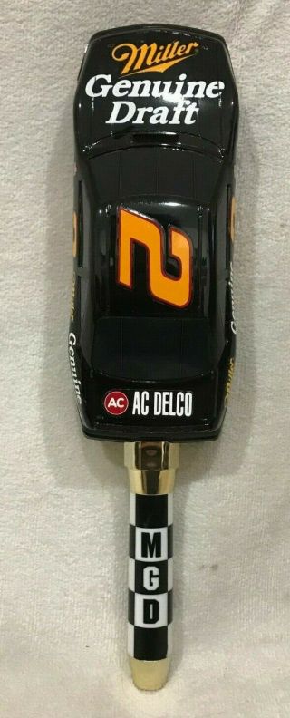 Miller Draft Mgd Race Car Nascar 2 Ac Delco 12.  5 " Beer Keg Tap Handle