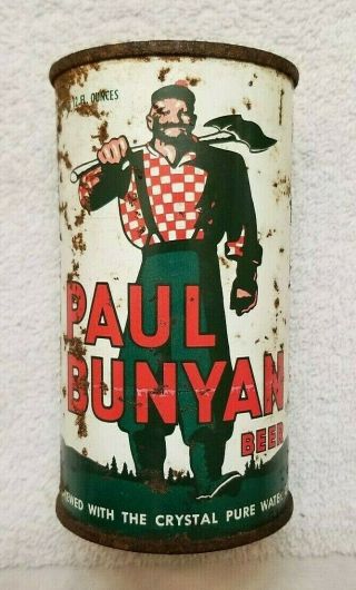Paul Bunyan Flat Top Beer Can