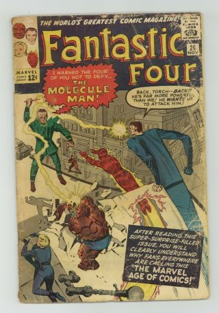 Fantastic Four 20 Fr/gd 1.  5 1963 1st App.  Molecule Man