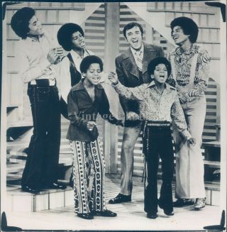 1970 Photo Musician Jackson Five Sun Tv Energetic Harmonies Children 6x6