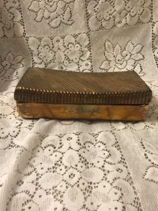 Brass Box Vintage Unusual