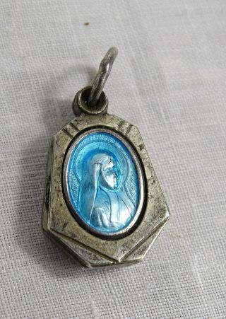 Sainte Bernadette Soubirous Reliquary Locket Penadant Lourdes Holy Medal 3