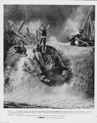 1984 Photo - Up The Creek - Fearless Crew - Waterfall - Whitewater Rafting