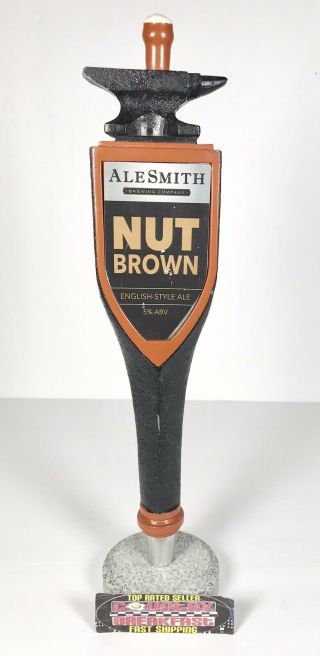 Alesmith Brewing Nut Brown English Ale Beer Tap Handle 12.  25 " Tall -