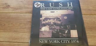 Rush - The Lady Gone Electric - York 1974 White Wax 2 Lp Set