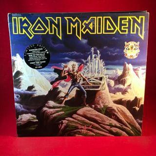 Iron Maiden Running Sanctuary 1990 Uk Double 12 " Vinyl First Ten Years 10