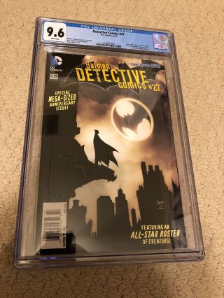 Batman Detective Comics 27 Cgc 9.  6 2014 1st Print Anniversary Issue Newsstand