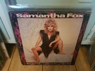 Samantha Fox ‎– Touch Me (i Want Your Body) 12 " Vinyl Signed