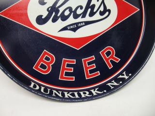 Vintage Koch ' s Beer Tray - Dunkirk NY - 12 