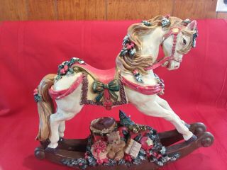 Holiday Classics Musical Rocking Horse (over A Foot Tall)