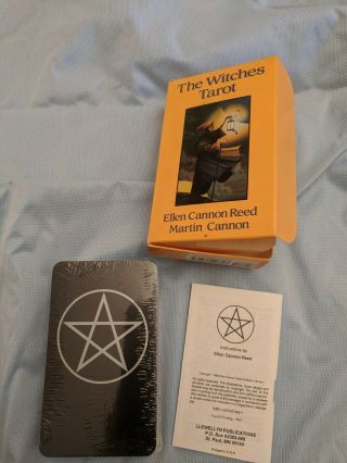 The Witches Tarot With Book Ellen Cannon Reed Rare