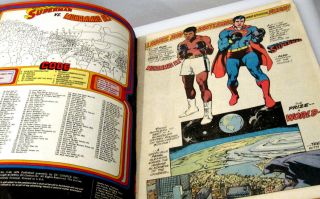 Whitman Superman Vs.  Muhammad Ali - Size Comic Book 7.  5 VF - 1978 2