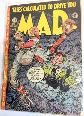 Mad An Entertaining Comic No 2 Dec - Jan Tales Calculated To Drive You