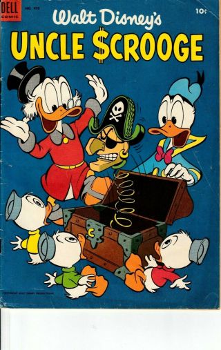 Four Color 495 (3) Uncle Scrooge 1953 Dell Comics Fn -