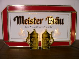 Meister Brau Beer Lighted Sign