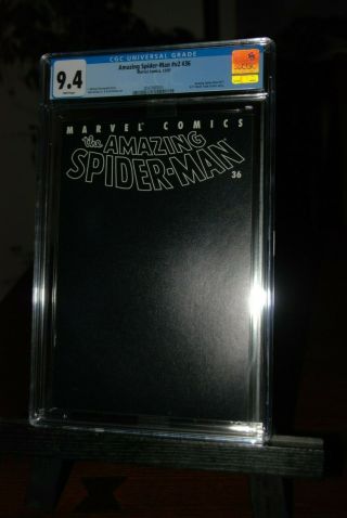 Spider - Man Vol.  2 36 Cgc 9.  4 Nm White Pages World Trade Center Issue