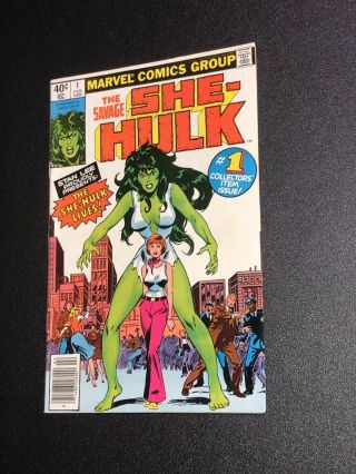 The Savage She - Hulk 1 (vf,  1979) Marvel Comic Book 1st Appearance She - Hulk