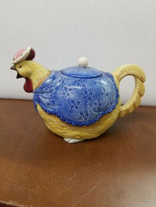Teapot Ceramic Hen Chicken Otagiri