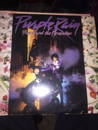 Prince And The Revolution - Purple Rain Lp Warner Bros.  25110 - 1 With Poster Ex