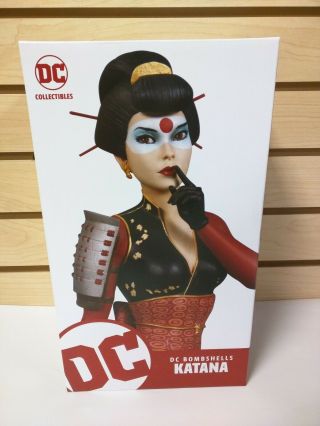 Dc Comics Dc Bombshells Katana Statue By Dc Collectibles -
