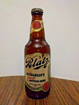 Vintage Blatz Beer Bottle Label