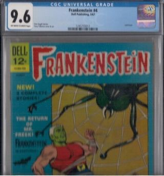 Frankenstein 4 Cgc 9.  6 Ow - W,  1967 Final Issue,  2nd Highest Grade.  $50 In 9.  2