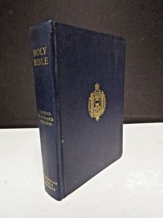 1967 Us Naval Academy Bible - Rsv Version - American Bible Society,  Ny
