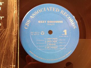 Ozzy Osbourne Randy Rhoads - Tribute - CBS 1987 2xLP in Shrink w/ Sticker Inners 2