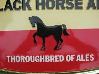 OLD BEER SIGN: BLACK HORSE ALE 