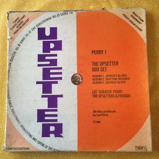 Lee Scratch Perry - The Upsetter Box Set 3xlp Vinyl 1985 Trojan