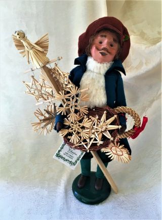 Byers Choice 2005 Caroler - Cries Of London Straw Ornaments Seller -