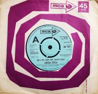 Barbara Acklin " Am I The Same Girl? (soulful Strut) " 7 " Vinyl Demo 1969 Ex/ex