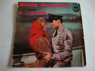 Elvis Presley 45 Ep G.  I.  Blues (rca 86.  285,  France)