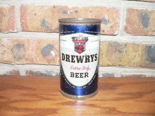 Vintage Drewrys Extra Dry Blue " Your Horoscope " Flat Top Beer Can (no Top)