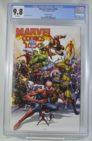 Marvel Comics 1000 Cgc 9.  8 Crain Variant Cover