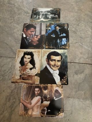 Hamilton Gone With The Wind 6 Porcelain Collector Cards