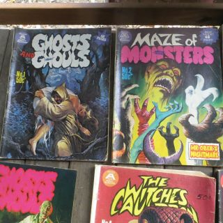 9 ADULT Australian HORROR Comics,  Pure Madness,  Haunted Tales, 2