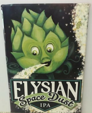 .  Elysian Brewing Company Space Dust Ipa Metal Beer Sign 24x16”