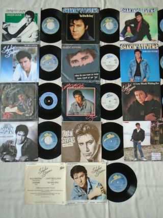 Joblot Of Shakin Stevens 7 " Singles X 13 Marie Oh Julie Special Edition Ep Etc