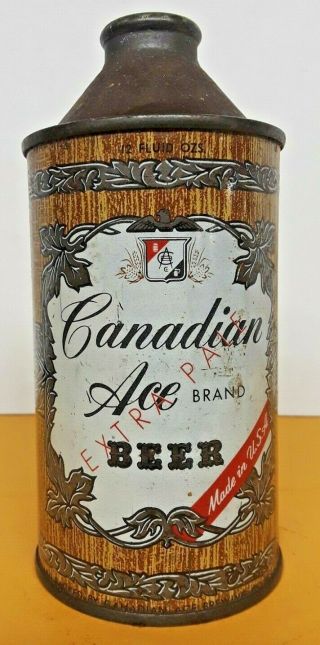 Canadian Ace “extra Pale” Cone Top Beer Can