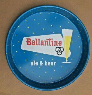Vintage Ballantine Beer And Ale Serving Tray.